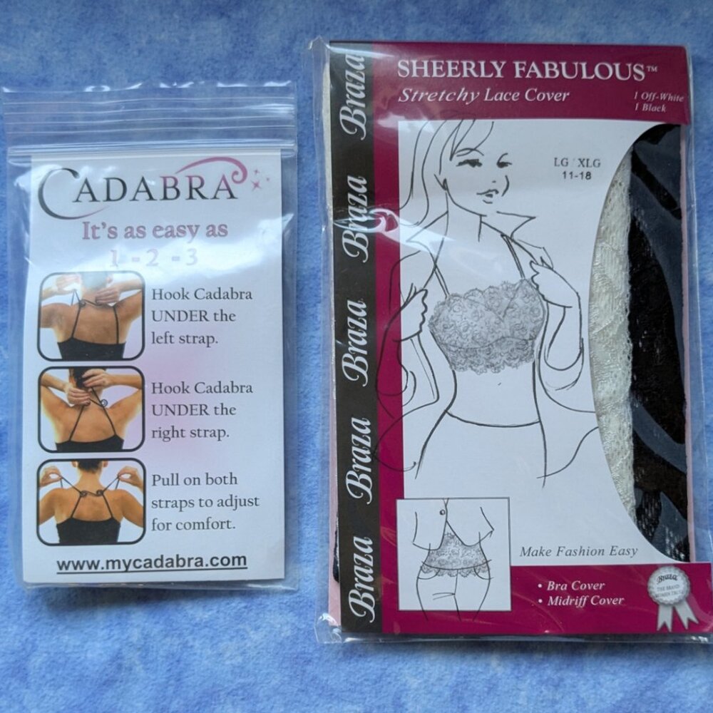 Bra/Midriff Cover & Bra Strap Holders